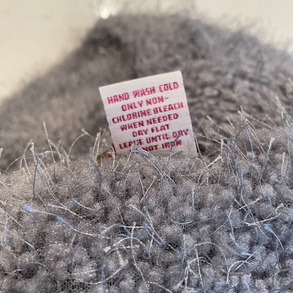Candie's Fuzzy and Soft Infinity Scarf Gray NWT